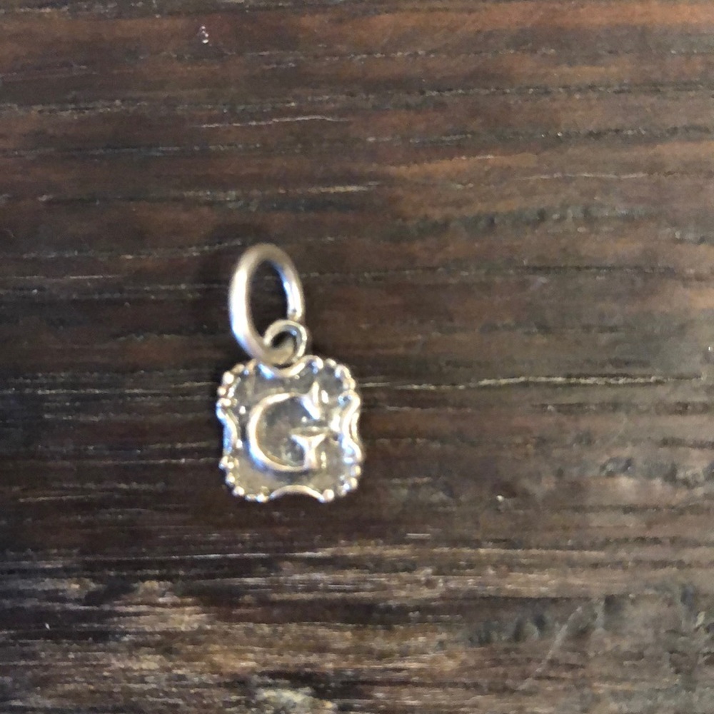 Letter “G” Crest Insignia Charm Waxing Poetic